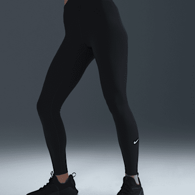 Nike OneLeggings in voller Länge mit hohem Bund für Damen Lagerräumung