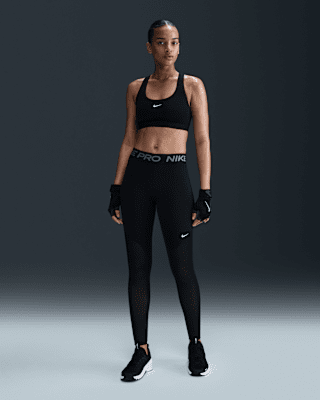 Nike ProLeggings in voller Länge mit Mesh-Einsatz (Damen) Heißer Verkauf