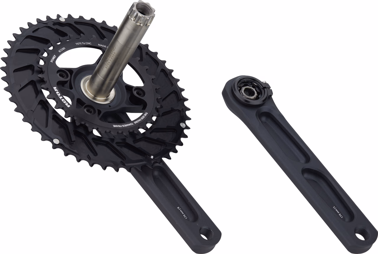 Sale Rotor NS 24 Kurbelgarnitur - Werkstattverpackung - bike-components Saisonschlussverkauf