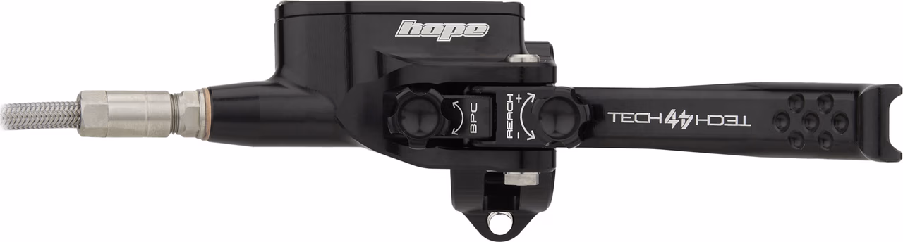 Hope Tech 4 V4 v+h Set Scheibenbremse mit Stahlflexleitung Großer Ausverkauf
