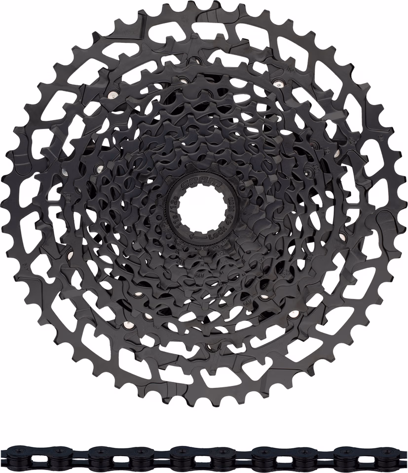 SRAM NX Eagle PG-1230 Kassette + Eagle Kette 12-fach Verschleißset Rabatte dieses Monats