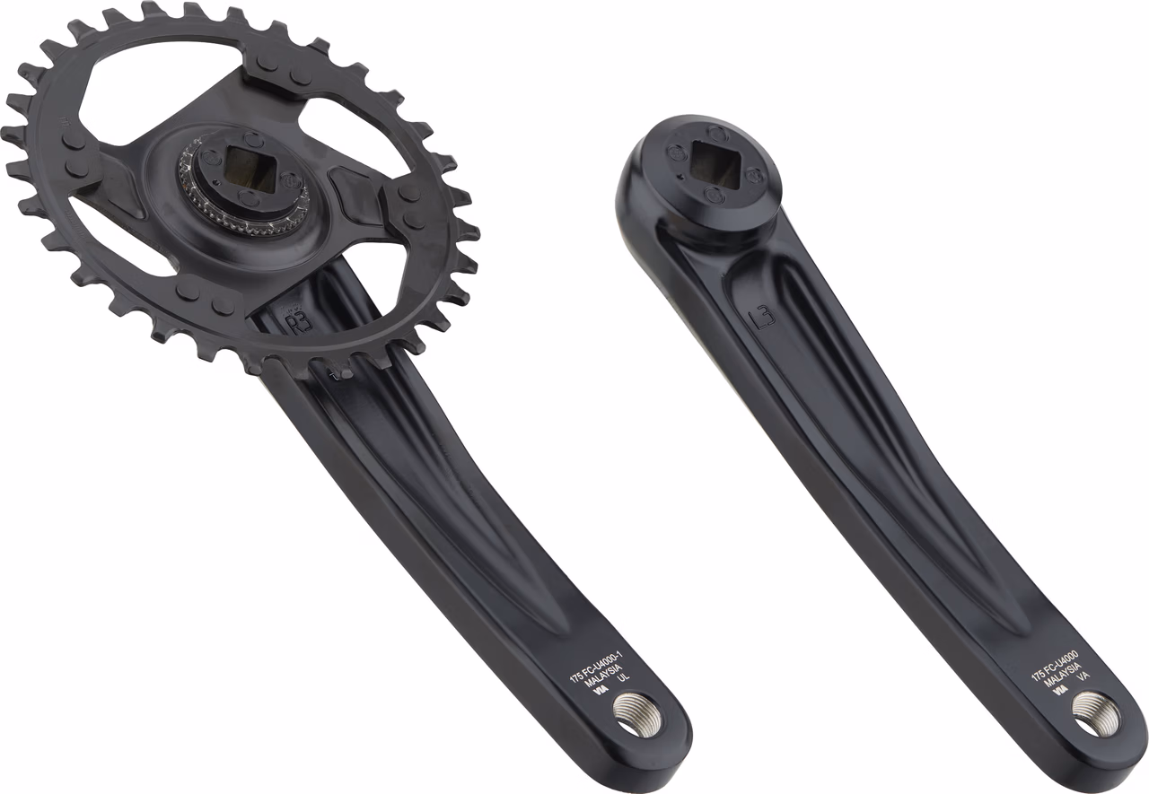 Shimano CUES Kurbelgarnitur FC-U4000-1 Vierkant Heißer Verkauf