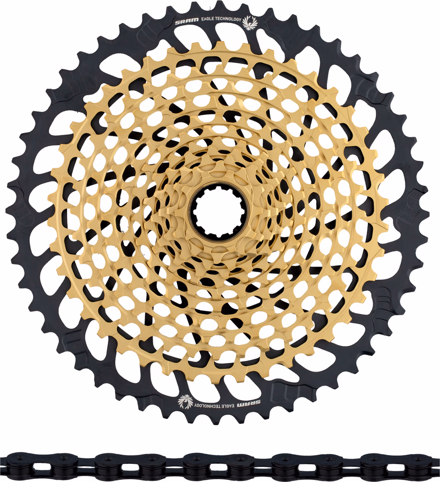 SRAM XX1 Eagle XG-1299 Kassette + PC XX1 Eagle Kette 12-fach Verschleißset Fabrikladen