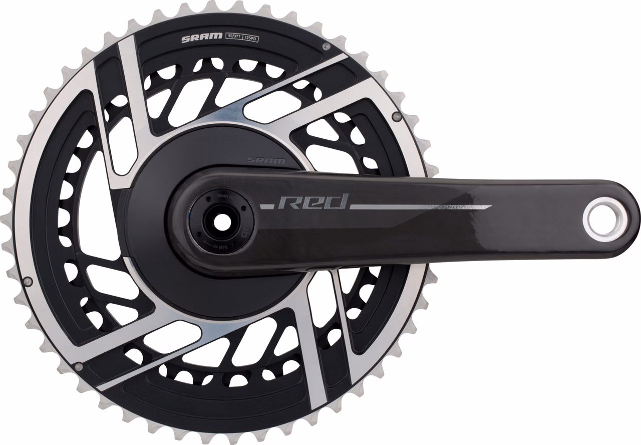 SRAM Red E1 DUB 2x12-fach Carbon Kurbelgarnitur Kostenlose Rückgabe