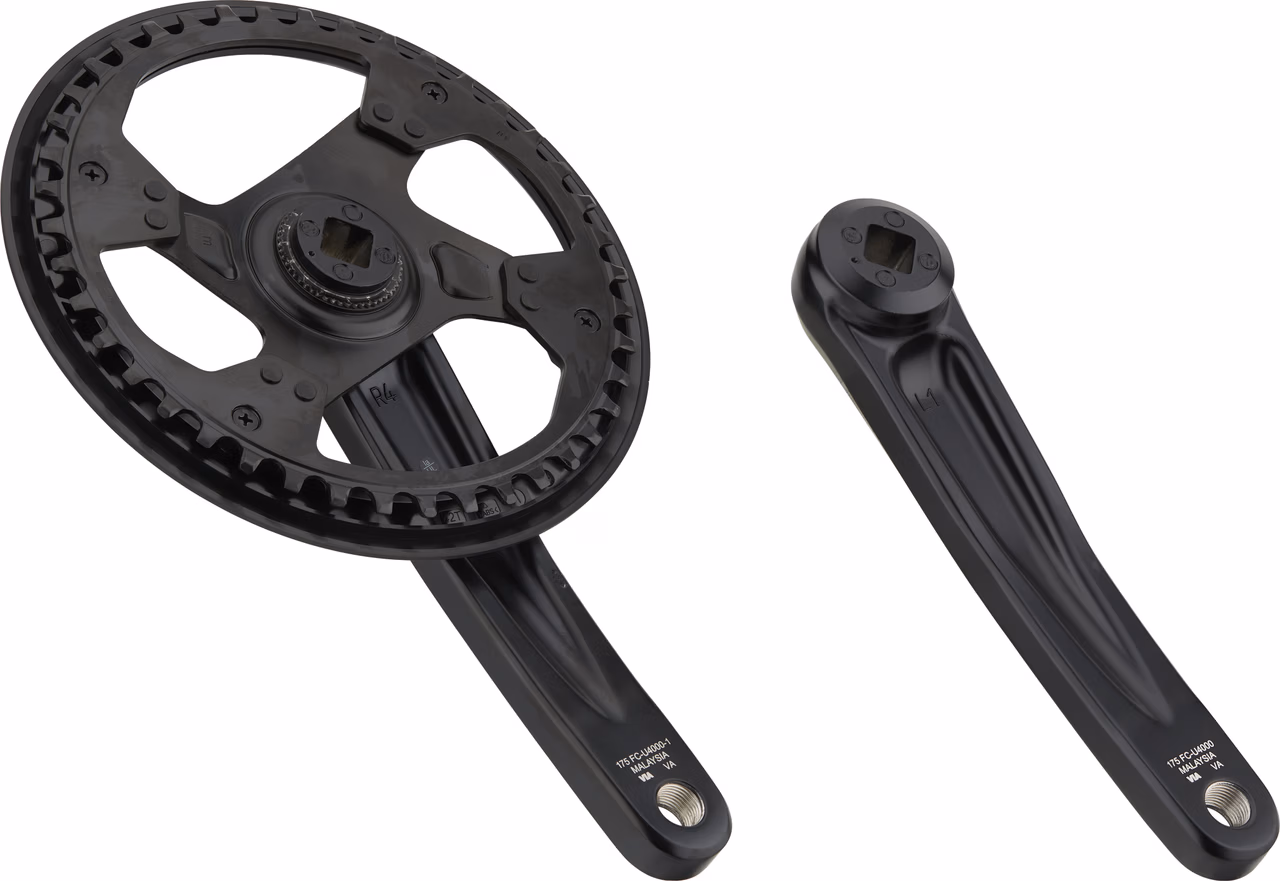 Shimano CUES Kurbelgarnitur FC-U4000-1 Vierkant mit Kettenschutzring Fabrikpreis
