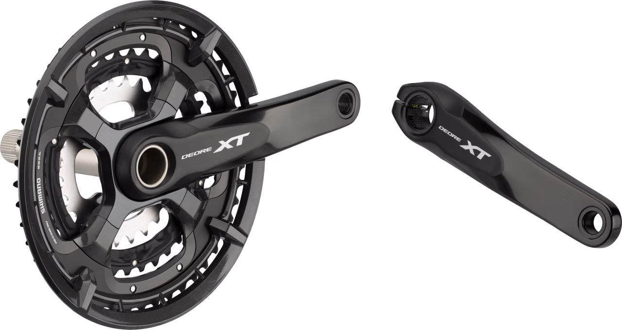 Shimano XT Kurbelgarnitur FC-T8000 Hollowtech II mit Kettenschutzring Große Rabatte