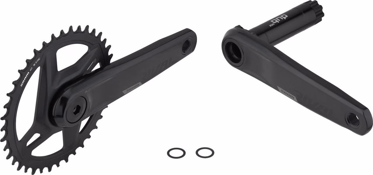 SRAM Rival 1 Wide DUB 1x12-fach Kurbelgarnitur 50% Rabatt mit kostenlosem Versand