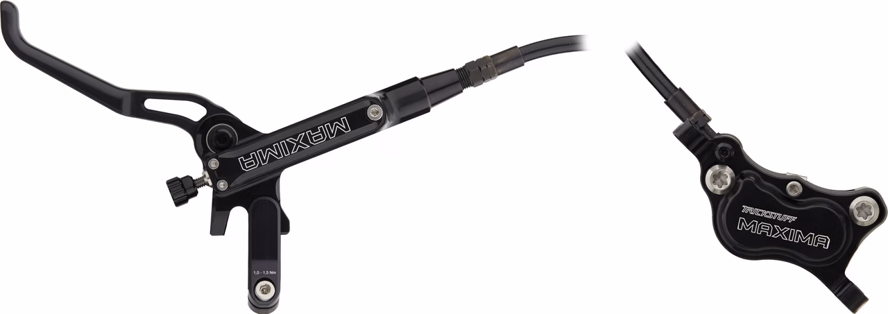 Trickstuff Maxima Black v+h Set Scheibenbremse mit Stahlflexleitung Rabatt