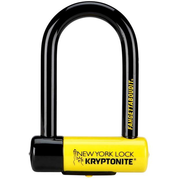Kryptonite New York FAHGETTABOUDIT Mini D Lock Sold Secure Diamond Blitzverkäufe