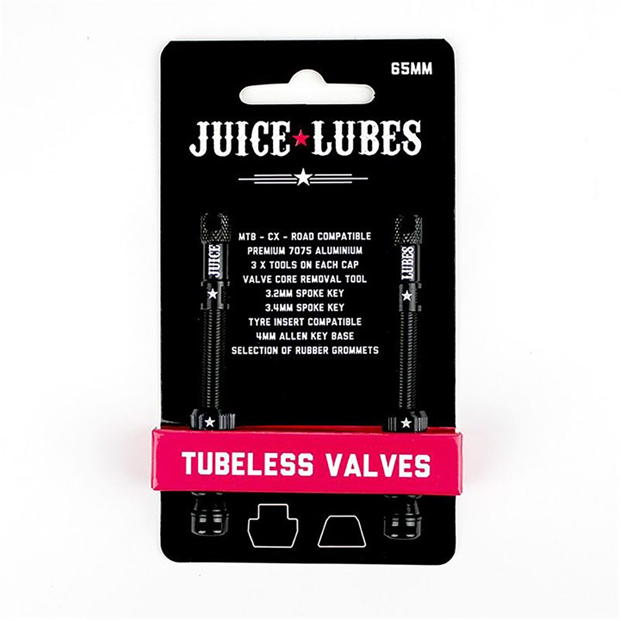 Juice Lubes Tubeless Valves 65mm Black Bis zu 50% Rabatt